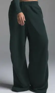 SKIMS Cotton Fleece Straight-Leg Pants M