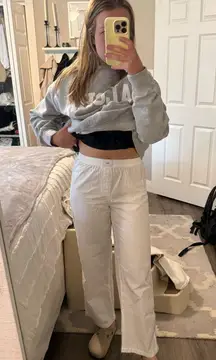 TNA Cotton White Boxer Pants