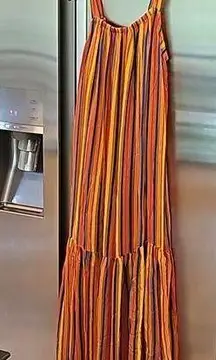 🦄RARE🦄 💕MOTHER💕 Striped Sleeveless Midi Dress ~ Day Dream Believer NWOT