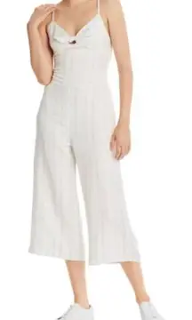 Chaser Beachy Linen Striped Jumpsuit NWT | M‎