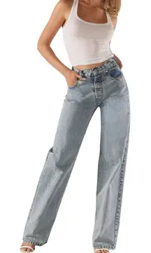 Revice The 101 / Point Break Jean Sz 29 Relaxed Fit Button~Fly Light Wash