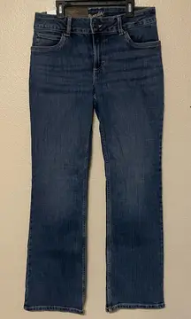 NWT Wrangler Dark Wash Retro Mae Boot Cut‎ Jeans 7 x 32