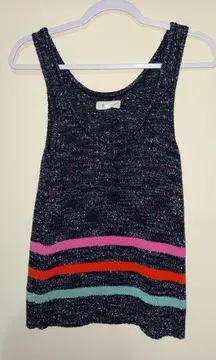 🎄Loft Lou & Grey Stripemarl Sweater Tank Top