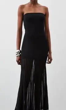 Karen Millen black strapless dress