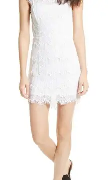 Free People NWT Scalloped Lace Mini Dress L