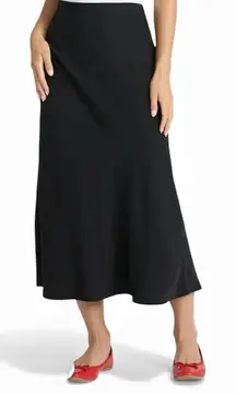 New Time and Tru Women’s Black Pull On slip Skirt Size XL NWT