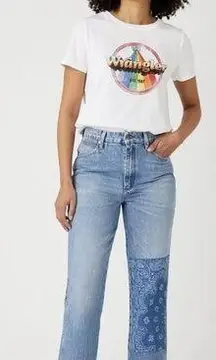 Wrangler Wild West Kiss my patch jeans