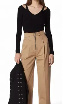 Sandro Nolwene Eyelet-Detail Cutout Sweater
Size 3 = US 8