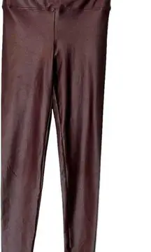 Koral Lustrous High Rise Legging Bordeaux Yoga Exercise Workout Gym Size XS