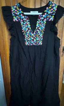 THML Dress Embroidered Sleeveless