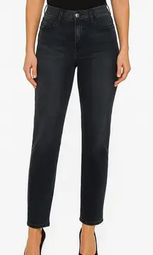 Good American Womens Good Waist High Rise Skinny Faded Black Jeans Size 4/27