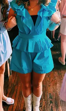 DO+BE Blue Romper