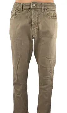 Bonobos Women's Khaki High Rise Straight Leg Trousers Chino Khaki Pants Size 34