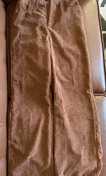 SheIn Corduroy Wide Leg Pants