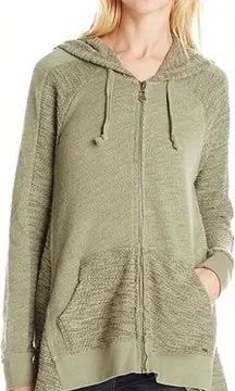 O’Neill Junior’s Shore Zip Up‎ Hoodie in Olive Size L