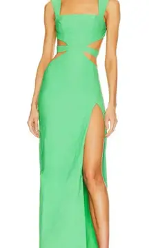 Michael Costello x REVOLVE Sadie Gown in Green