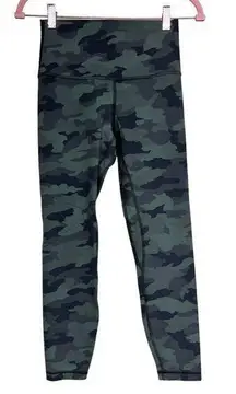 Lululemon  Align Pant II 25” Heritage 365 Camo Green Twill Multi Women’s Size 6