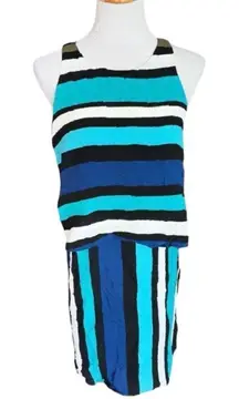 NWT Womens Metaphor Striped Sleeveless Dress - Sz M