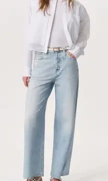 Rag and Bone Miramar Sofie cropped wide leg jeans
Cotton Terry meadow blue 30