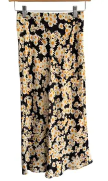 Realisation Par‎ Naomi Silk Skirt Flower Power Floral Size XS
