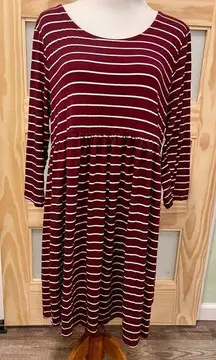 Arizona Striped Dress Size XXL