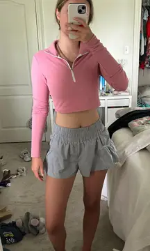 pink athletic top