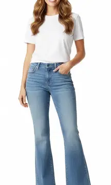 Lee Bootcut Mid Rise Blue Jeans Womens 16 Denim Regular Fit Classic Casual