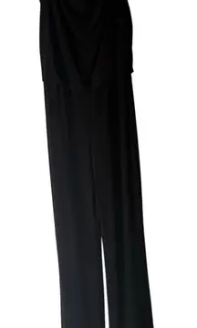 Laundry By‎ Shelli Segal Size 4 Black Wide Leg Jumpsuit