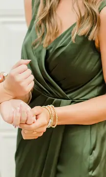 Dark Green Bridesmaids Dress