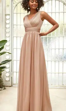 Champagne Formal Dress