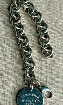 Tiffany & Co. Sterling Silver‎ Charm Bracelet