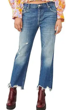 Maggie Mid-Rise Straight Jeans