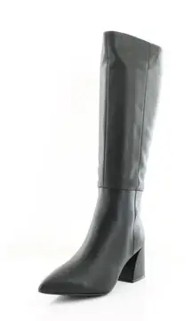 Steve Madden Montana Black Leather Boots