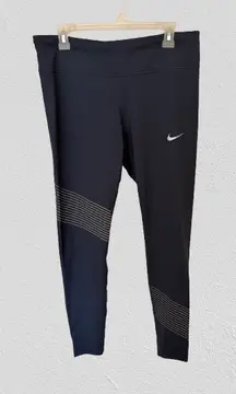 NWT Nike DRI-FIT Reflective Running Spandex Tights leggings, Sz XL