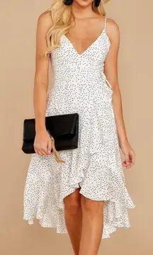 - Polka Dot Wrap Dress