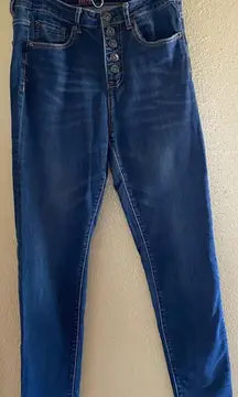 Tokyo Darling Jeans button up size 10 regular 