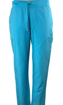 NEW Mandala Women Pacific Blue Slim Straight Nurse Medical Scrub Pants Size SP