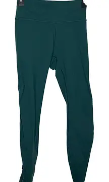 Lululemon Size 6 Criss Cross Back with Mesh Emerald Green Workout Yoga Gym