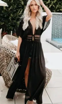 Black Duster Kimono - New, Never Worn