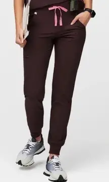 FIGS Limited Edition Color Dark Fig Zamora  Scrub Pants Joggers Women Size XS P
