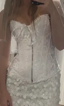 White Corset Top