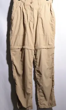 ExOfficio Insect‎ Shield Convertible Hiking Pants Womens Small Beige