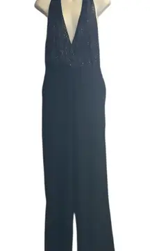 Lulu’s Black Sequin Halter Neck Jumpsuit