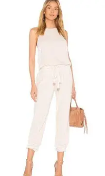 Young Fabulous & Broke Women's Diego Jumpsuit Shell Boho Casual Tassel Romper XS