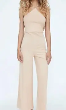 ZARA Tan Halter  Jumper