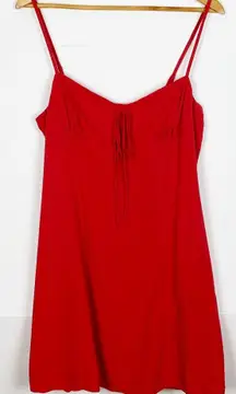 Princess Polly Red Spaghetti Strap Mini Dress Size 10