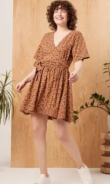 Known Supply Kalen Dress Spice Pop Floral Size Medium