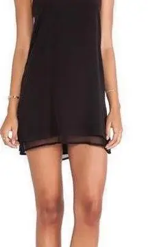 May. tangled mini silk dress