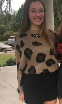 Leopard Print Sweater