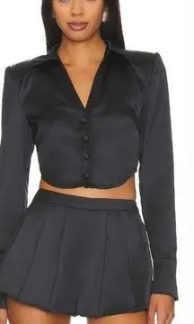 MAJORELLE Mary Shirt in Black